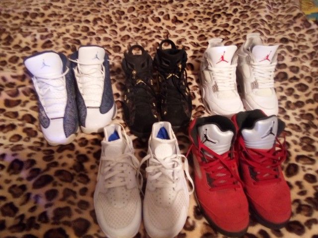 Air Jordan Shoes And Nike Hurricane White