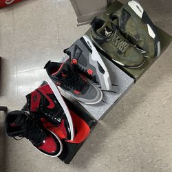 Air Jordan 1 And Air Jordan 4 Size 10 