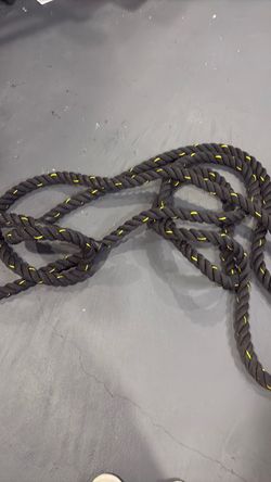 Battle Rope Black and Yellow