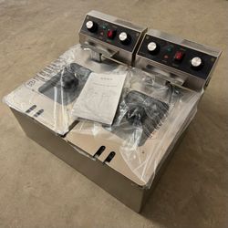 NEW Rovsun 36QT 6600W Commercial Electric Deep Fryer