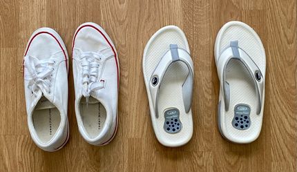 2 pairs men shoes size 10, like new, only wore once. Tommy hilfiger.