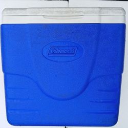 Vintage Coleman Personal Cooler, Blue/White, Still in good shape.