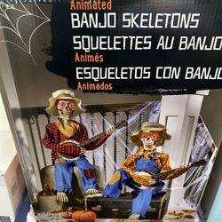 Costco Halloween Banjo Skeleton
