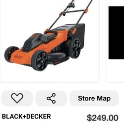 Black+Decker 13 Amp 20 in. Corded Electric Lawn Mower 