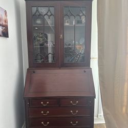 Antique Secretary Desk Bookcase 