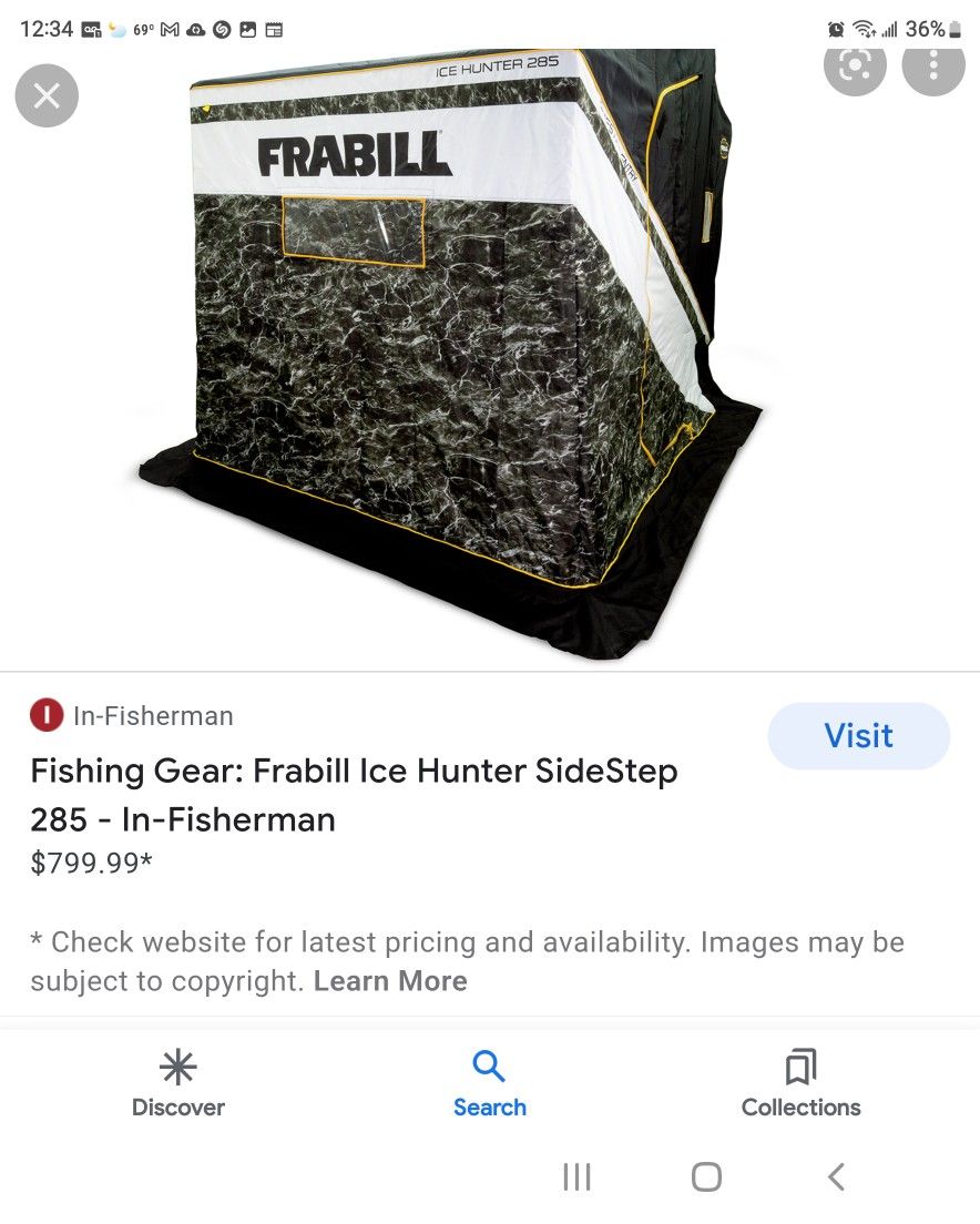 FRABILL Ice Hunter sidestep