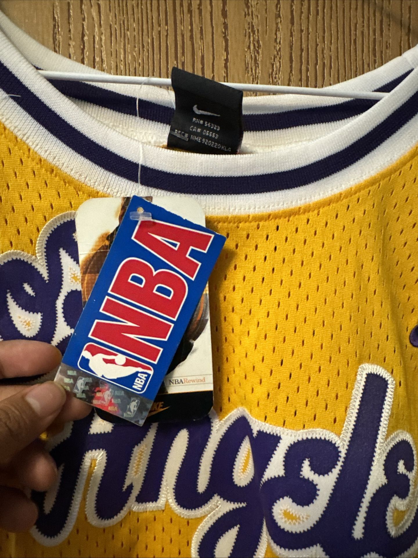 Vintage Nike NBA Mens Los Angeles Lakers Kobe Bryant Rewind 61 Jersey sz XXL