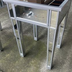 Mirrored Sidetables