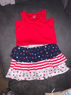 Size 10/12 Fourth of July outfit