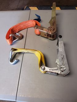 Two Rachets With Double Hooks Like New