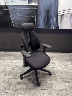 Flexi Black Task Chair with Headrest