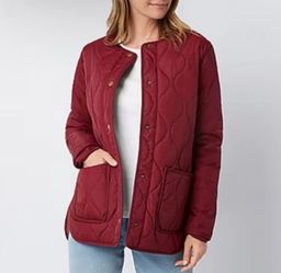 St. John's Bay Quilted Puffer Coat Women's  Small