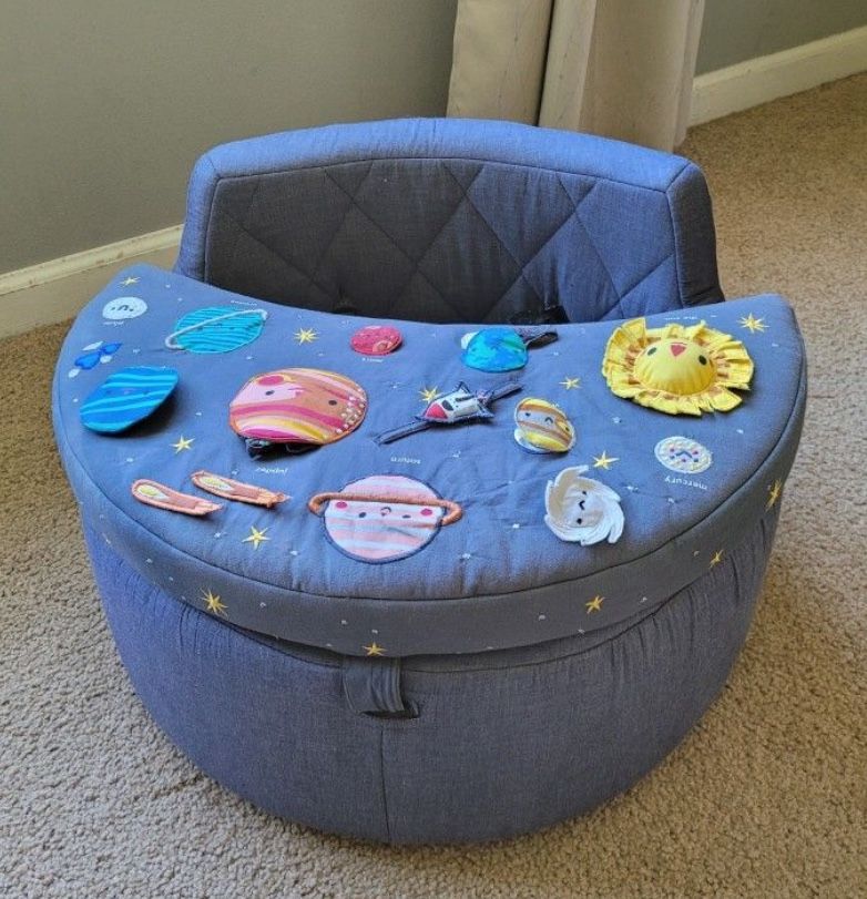 Crate And Barrel Baby Activity Chair, Deep Space
