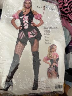 Pink,  pirate  m/l costume