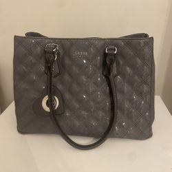 Guess Grey Medium Handbag 