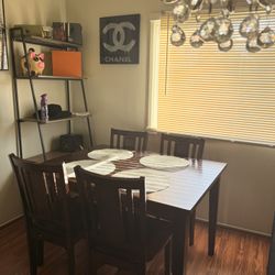 Dinning Table And 4 Chairs 