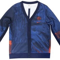 Nike England Dri-FIT Cardigan Sweater Blue DN1141 492 Men’s Large New