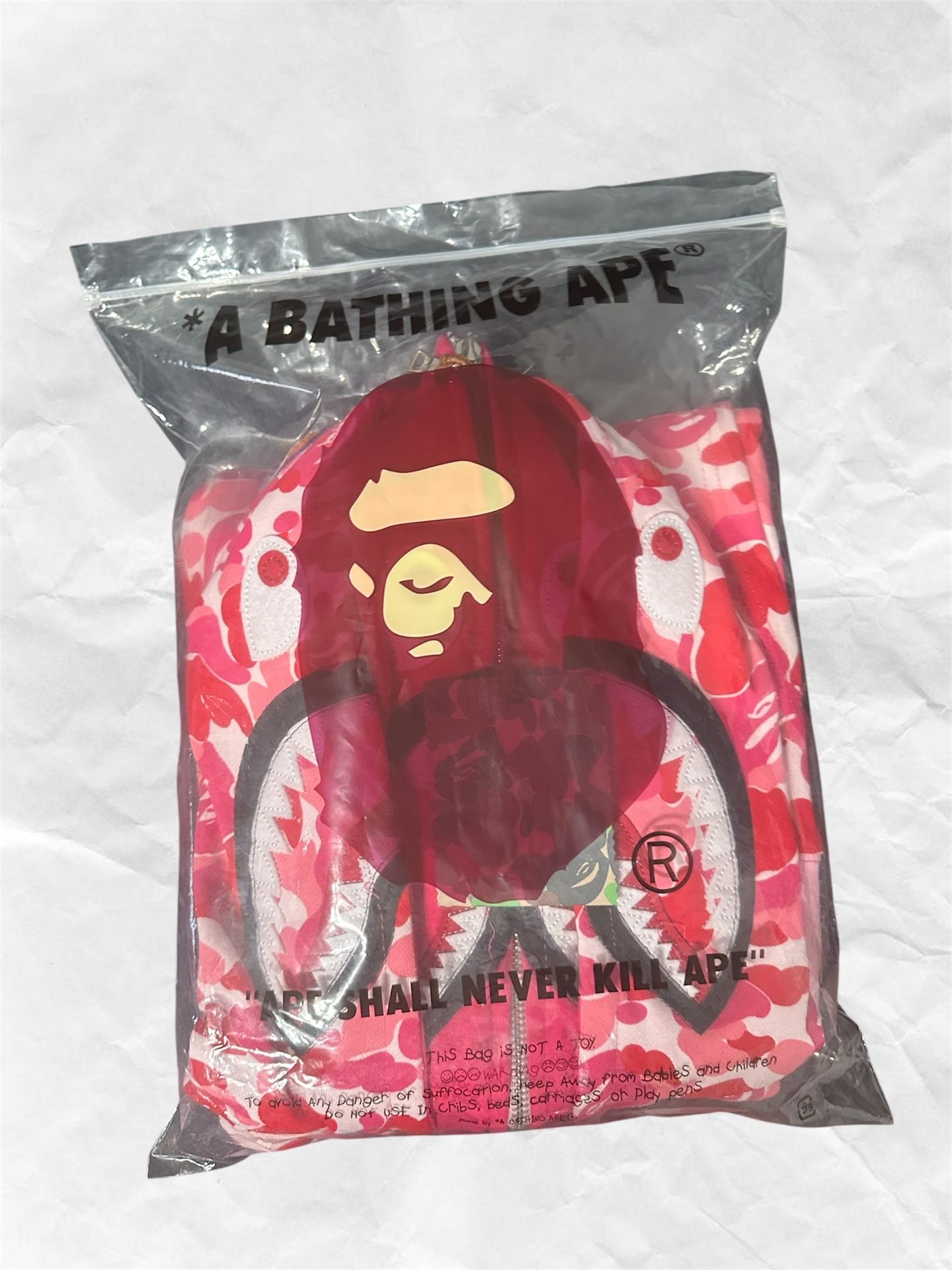 *BRAND NEW* Pink Bape Hoodie (size L) Ready To Be Shipped 🚚💨