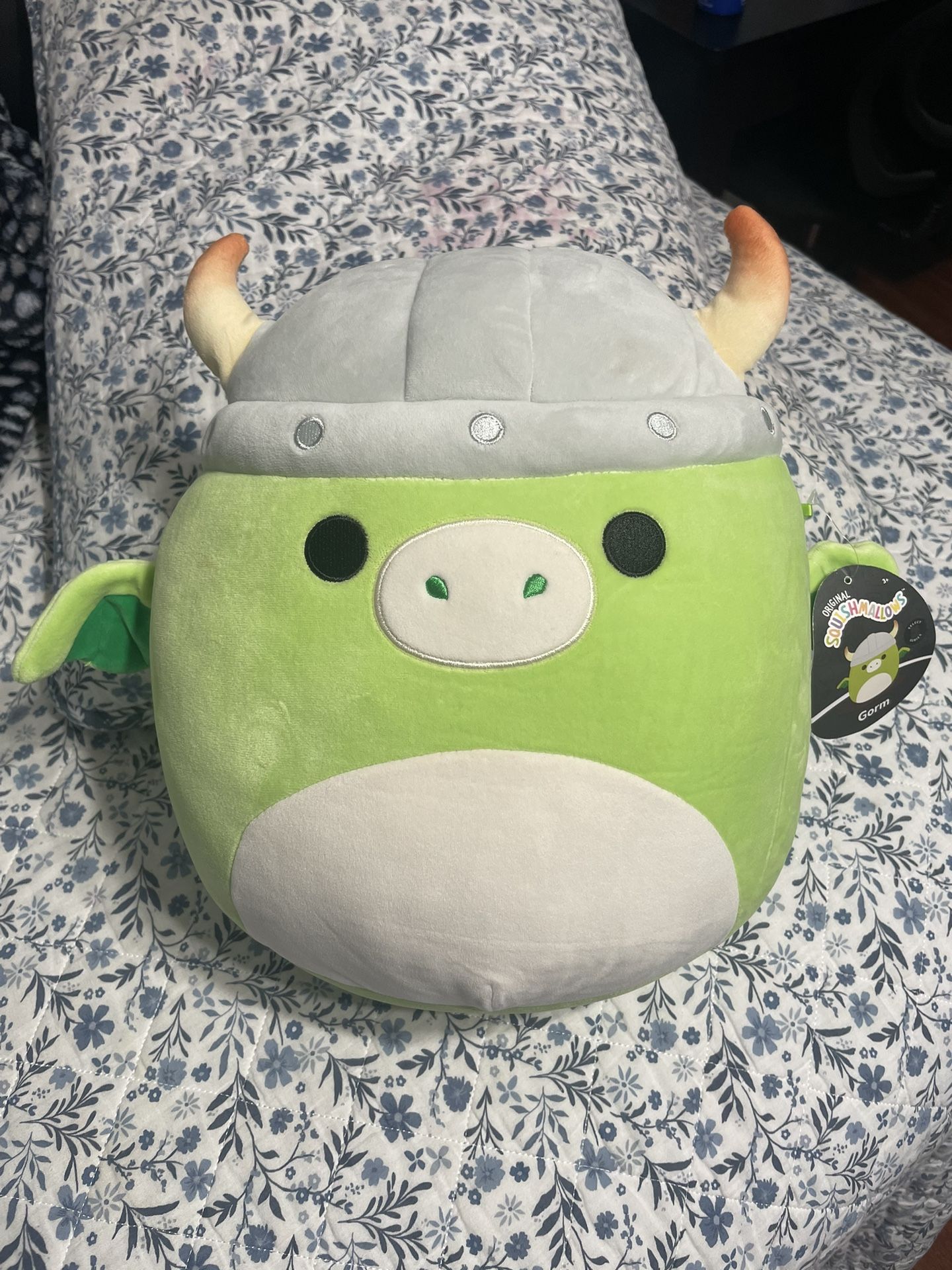Gorm the viking dragon squishmallow