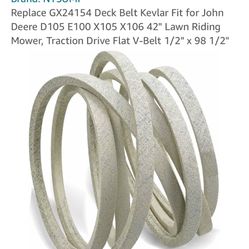 Mower Belt 1/2” x 98”