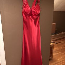 Red Prom Holiday Or NYE party dress