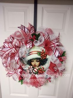 Peppermint Princess Wreath 