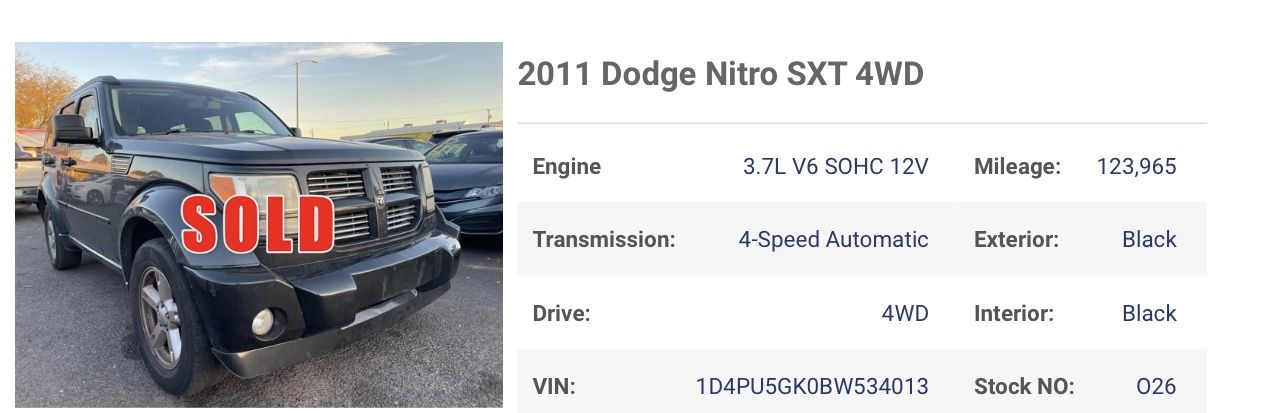 2011 Dodge Nitro
