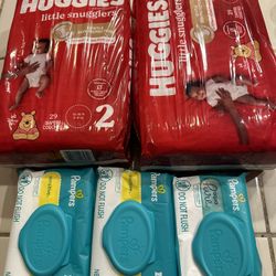 Brand New Diapers And Wipes Bundle