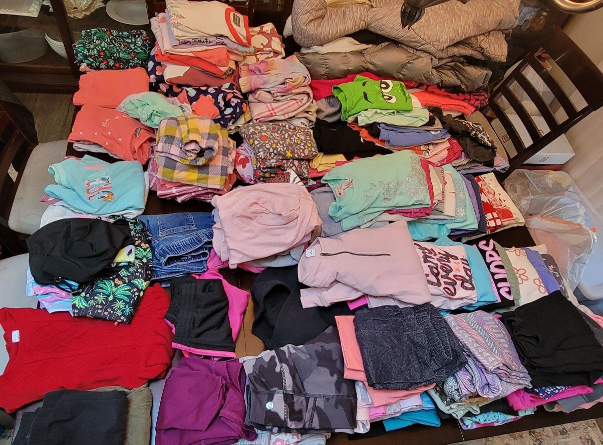 Large Lot Of Girls Clothing