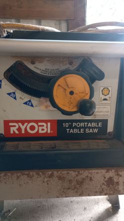 Ryobi 10 inch table saw