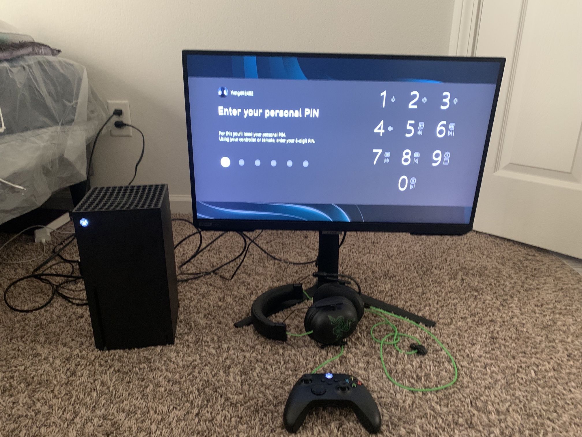 Xbox Series X 1TB and 240hz Monitor for sale