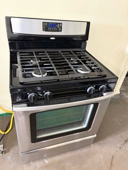 Whirlpool 30” Stainless Steel Gas Range – $450