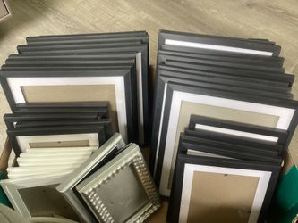Frames Varied Sizes Used ONCE 5”x7” ABD 7”x9” AND 10”x12” Sell3/$1 