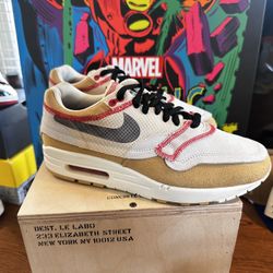 Nike Air Max 1 // Inside Out Club Gold Black - 10M
