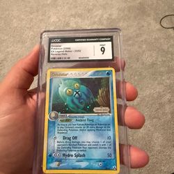 Pokemon Omastar EX Legend Maker Reverse Holo Rare #23 CGC 9
