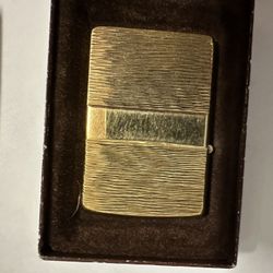 Vintage 1976 Gold Zippo Lighter-salesman Sample