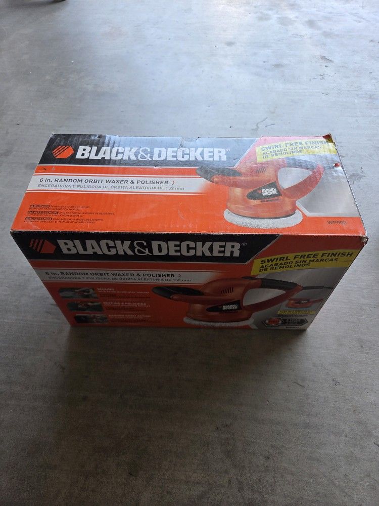 Black&Decker 6 Inch Random Orbit Waxer & Polisher