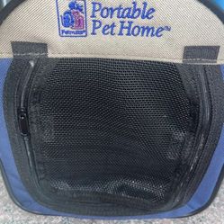 Petmate Portable Pet Home Mini - Navy and Taupe
