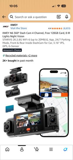 brand new never opened Dash cam brand new never opened