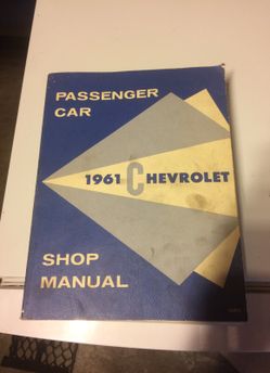 1961 Chevrolet shop Manual 