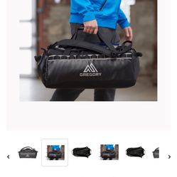 Gregory, alpaca 45 duffel, NEW, one sweet bag for all your stuff. Read the details. $89 