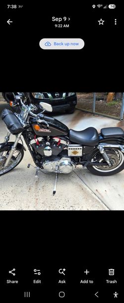 2000 Harley Davidson sportster  1200 custom