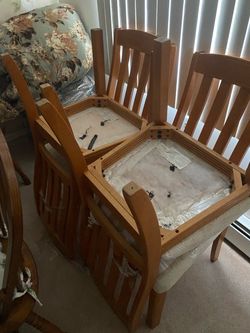 Table and chairs