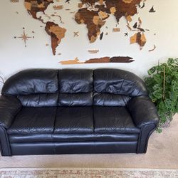 Urgent Sale Gently Used 3+2 Original Leather Couch