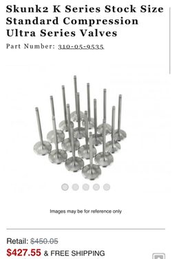 Skunk 2 Ultra Series Valves