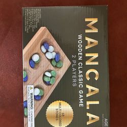 Brand new unopened Mancala and Chess sets!