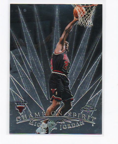 1998-99 NBA Topps Chrome Champion Spirit Michael Jordan #CS1 