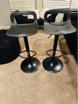 Matte Black Barstools