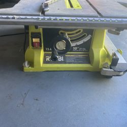 Ryobi table Saw