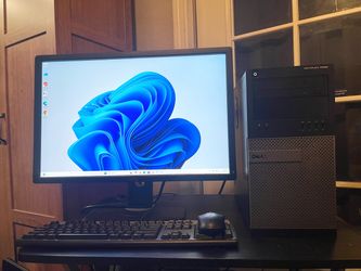 Dell Core i5 PC & 24” Monitor Setup